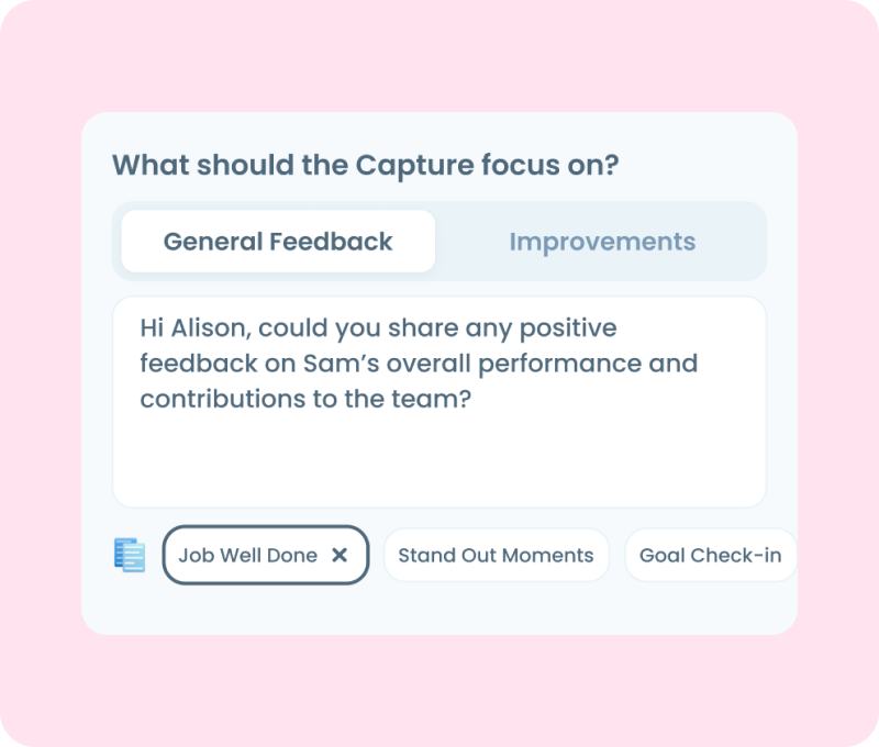 Choosing what a Capture should focus on